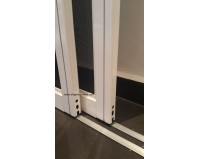 Low profile Track Sliding Screen Door